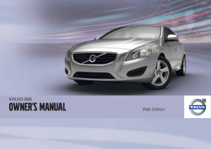2011 Volvo S60 Owners Manual